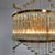 Mid-Century Hollywood Regency Brass and Glass Tube Ceiling Light by Christoph Palme for Palwa, 1970s For Sale - Image 9 of 10