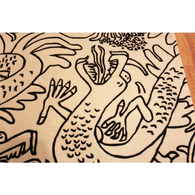 Textile Nazmiyal Collection Vintage Scandinavian Rug For Sale - Image 7 of 10