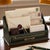 Green and Gold Three-Tier Letter Holder, 1960s For Sale - Image 4 of 16