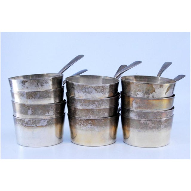 Silver Wine Tasting Glasses, Set of 12 For Sale - Image 4 of 11