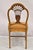 Brown Vintage Joerns Bros Art Deco Walnut Fan Back Vanity Side Chair For Sale - Image 8 of 10