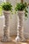 Pair of Vintage Neoclassical Carved Marble Pedestals With Spiral Columns For Sale - Image 4 of 12