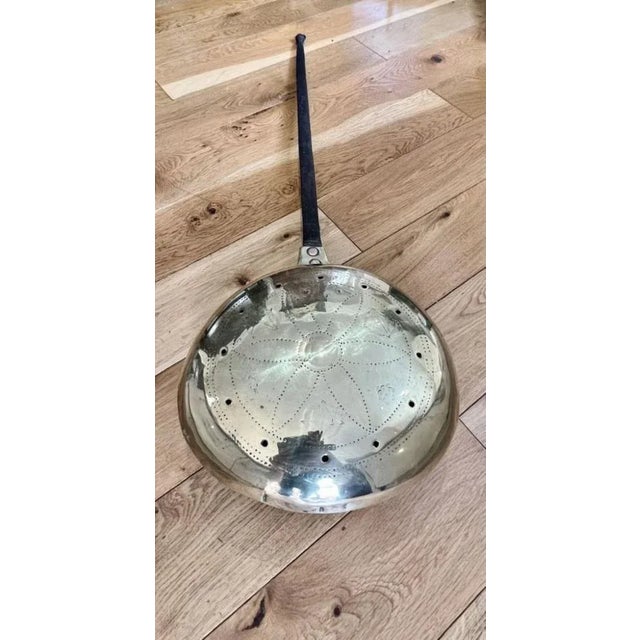 18th Century Quality Brass Warming Pan, 1770s For Sale - Image 6 of 7