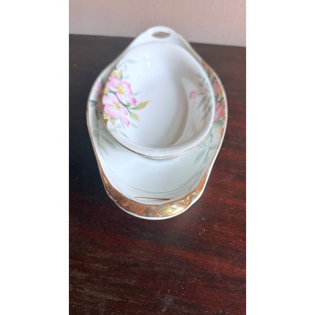Early 20th Century Antique, Early 20th Century Noritake Japan Azalea Porcelain Celery and Relish Server Set For Sale - Image 5 of 13