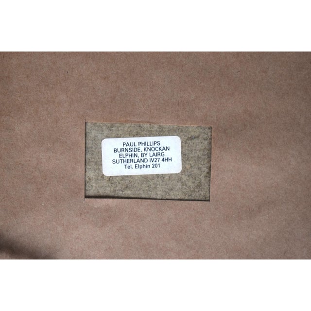 Scottish Landscape Burnside, Knockan, Elphin, by Lairg 1986 For Sale - Image 4 of 5