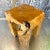 Late 20th Century Vintage Organic Modern Sculptural Burl Wood Drinks Table For Sale - Image 5 of 13