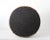 Black Vintage Mid-Century Wicker Bamboo Side Table Scroll Base Detail For Sale - Image 8 of 12