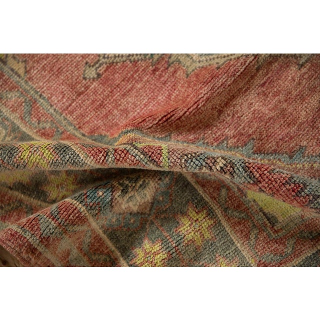 Vintage Distressed Oushak Rug Runner - 5'4" x 11'3" For Sale In New York - Image 6 of 11