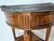 19th Century Louis XVI-Style Bouillotte End Table With Marble Top, Brass Gallery & Casters For Sale - Image 16 of 16