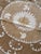 Neutral Tan Cotton Suzani Square Medallion Wall Decor For Sale - Image 9 of 10