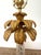 Italian Rock Crystal Bronze Dore Palm Tree Table Lamp For Sale In Miami - Image 6 of 11