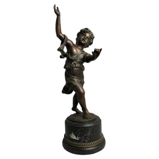 Dancing Child in Bronze, 20th Century For Sale