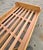 Wood Vintage Full Size Stacked Rattan Bed Frame by Seven Seas For Sale - Image 7 of 8