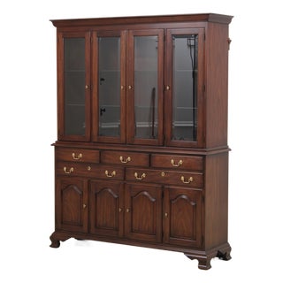 Henkel Harris Mahogany 4 Door China Cabinet For Sale