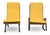 Mid-Century Teak and Ebonised Steel Shell Chairs with Upholstered Cushions in the style of Gerrit Rietveld, 1960s, Set of 2 For Sale - Image 18 of 18