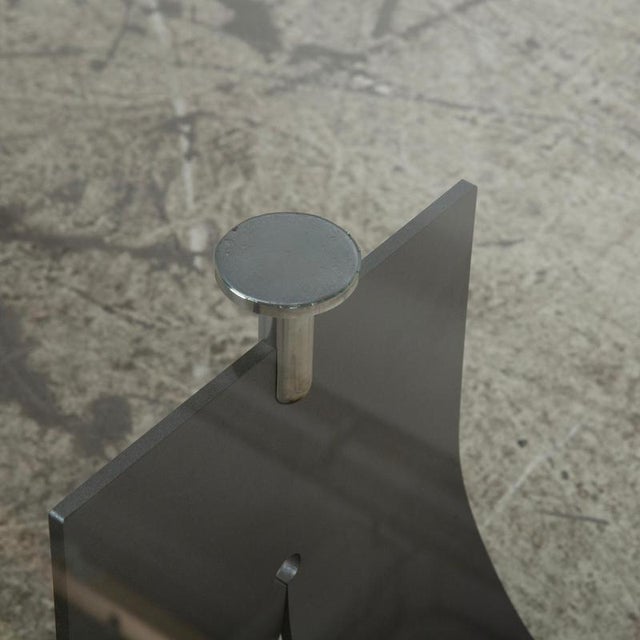 Glass 5170 Coffee Table in Silver from Rolf Benz For Sale - Image 4 of 12