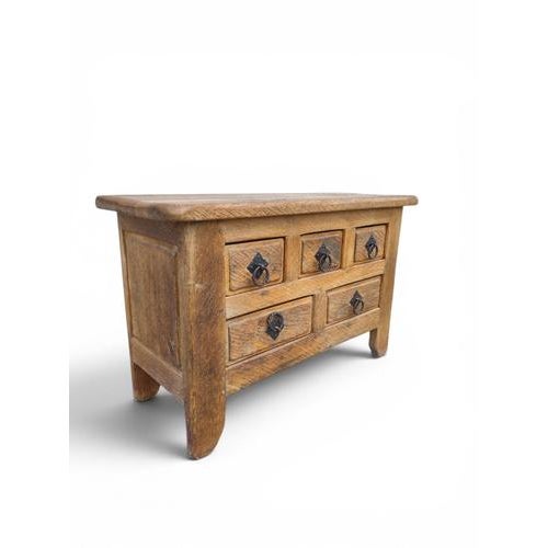 Rustic Chest of Drawers in Oak For Sale - Image 9 of 9