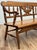Wood Vintage Cushman Carved Wood Colonial Farmhouse Bench For Sale - Image 7 of 9