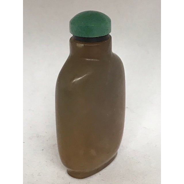Small Antique Chalcedony Snuff Bottle For Sale - Image 4 of 10