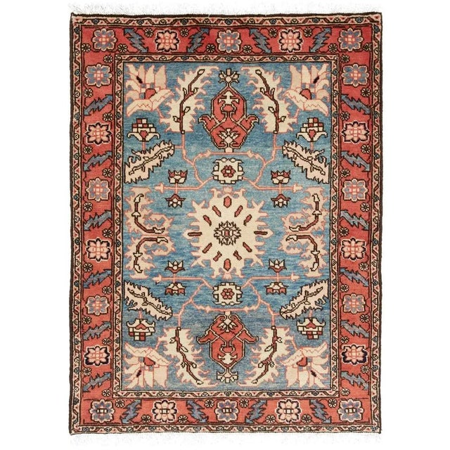 Hand-knotted Ardebil rug | Knot density: approx. 200.000 knots/m² | Material: 100% virgin wool | Size: 108 x 142 cm