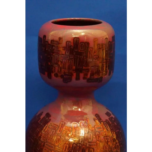 Modern Futuristic Ceramic Double-Bulb Vase by Ivo Sassi, Italy, 1950s For Sale - Image 13 of 18