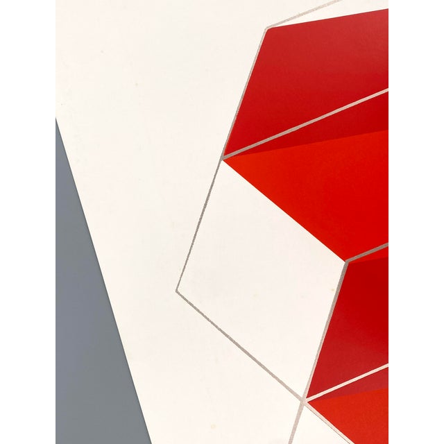 1960s Joachim Albrecht, Red Electron, 1968, Screenprint For Sale - Image 5 of 10