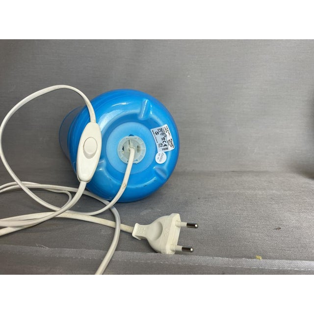 2000 - 2009 Blue Glass Table Lamp from Ikea, 2000s For Sale - Image 5 of 7