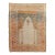 Antique Turkish Sivas Prayer Rug With Floral Design in Ivory, Taupe, and Pink For Sale