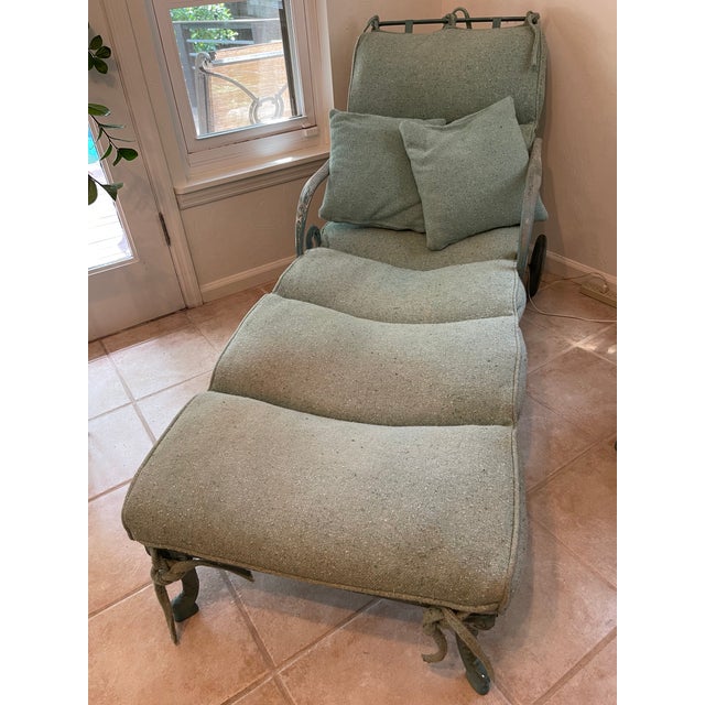 1960s Molla Vintage Cast Aluminum Single Chaise Lounge Chairish