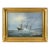 American School 19th Century Ship in Distress. Signed Lower Right "Ch Swift". Oil on Canvas For Sale