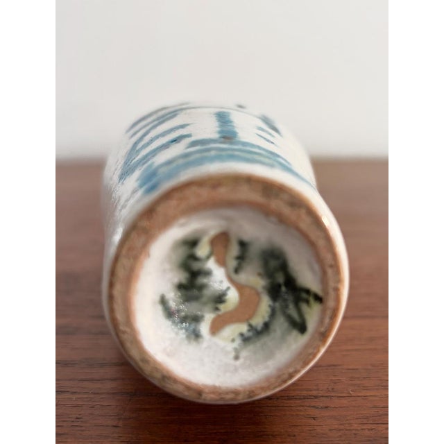 Ceramic Ceramic Vase by Guido Gambone, Italy, 1950s For Sale - Image 7 of 8