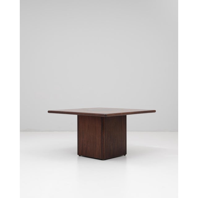 1970s Danish Modernist Pedestal Coffee Table For Sale - Image 10 of 18