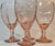 Pink Icy Pink Goblets- Set of Four For Sale - Image 8 of 10