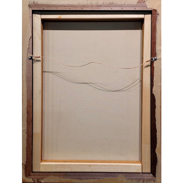 Blue Michael Bedard -Melancholic 3-Star General Under the Stars-Oil Painting For Sale - Image 8 of 9