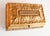 Ext Lg gilded Bombay Louis XVI style jewelry box, featuring a raised dimensional faux carved design. A elegant tarnish-...