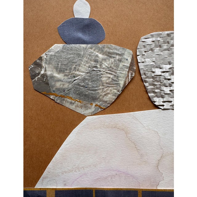 "Memorabilia 4" Original Mixed-Media Collage on Paper by Zac Woodiel For Sale In Little Rock - Image 6 of 9
