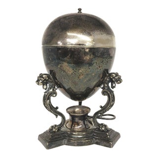 Vintage Silver Plate Egg Warmer For Sale