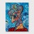 This is a one-of-a-kind original cubist painting by San Diego artist, Alexander Arshansky. Its dimensions are 20" x 16" x...