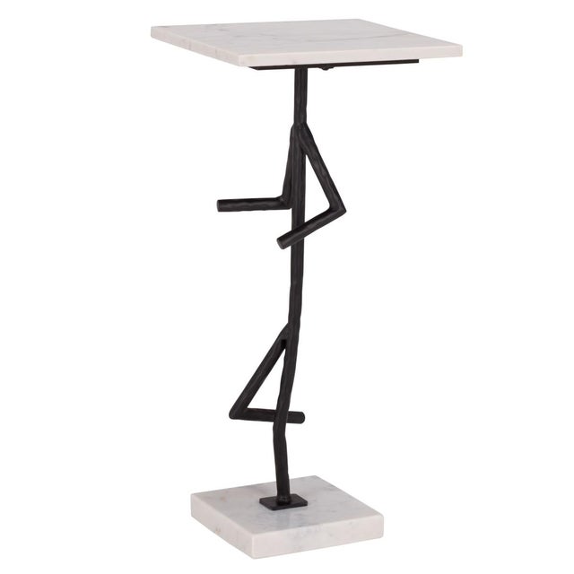 Warso Marble Side Table In For Sale In Philadelphia - Image 6 of 8