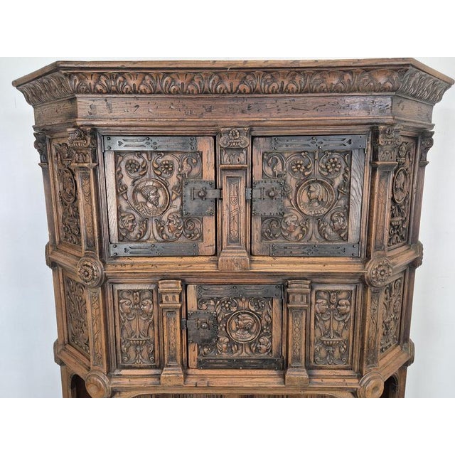 Renaissance-Style Credenza with Mascarons For Sale - Image 12 of 16