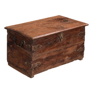 Vintage Wooden Storage Box, 1930s For Sale