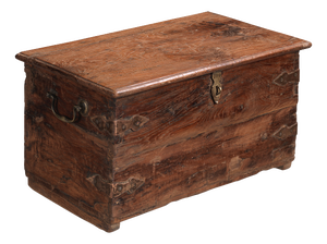 Vintage Wooden Storage Box, 1930s