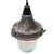 Industrial Striped Clear Glass Pendant Light For Sale - Image 4 of 7