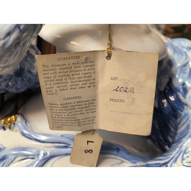 Capodimonte Porcelain Lamp, Italy, 1970s For Sale - Image 12 of 13