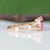 Pink Sapphire Ring With Earth-Mined Diamond Accents: Solid 14k Gold, 8x5.3mm, Size 6.75 For Sale - Image 9 of 9
