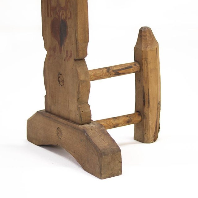 Wood Antique Folk Art Schwingstock Ornament, 1799 For Sale - Image 7 of 8