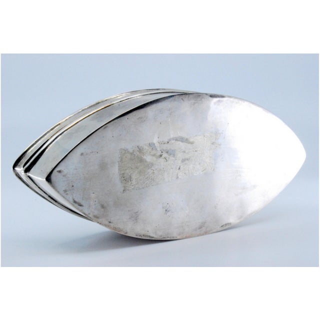 Silver Pin Box with Raised Pin Detail For Sale - Image 5 of 11
