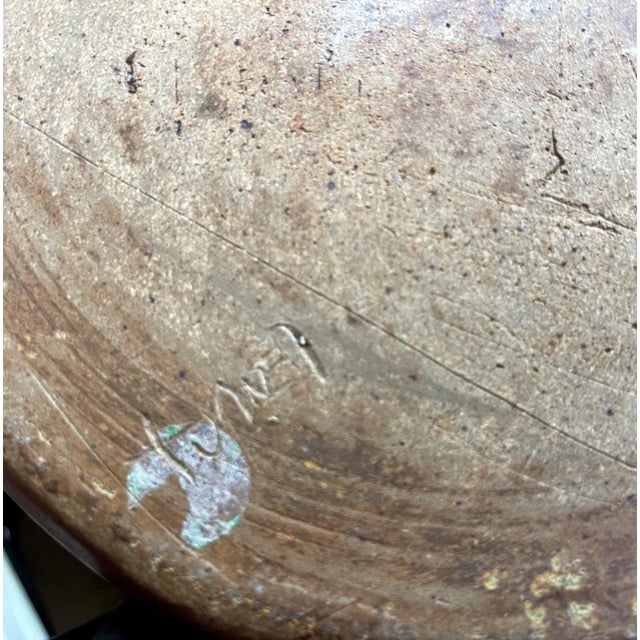 Sculptural Ceramic Handled Vase by Robert Turner For Sale In Atlanta - Image 6 of 13