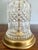 Late 20th Century Federick Cooper Hollywood Regency Cut Glass & Brass Table Lamp For Sale - Image 4 of 10