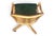 Vintage McGuire Louis XVI Swivel-Tilt Desk Chair in Green Leather For Sale - Image 15 of 18